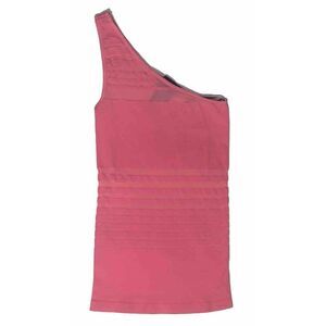 Bebe Women’s One Shoulder Seamless Tank Top - Pink Striped - Size Small NWOT y2k